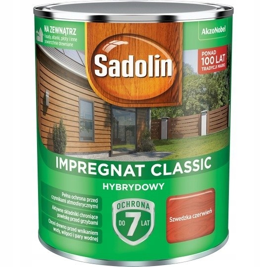 

Sadolin Classic Impr. Hybrydowy 0,75L Szwedzka Cze