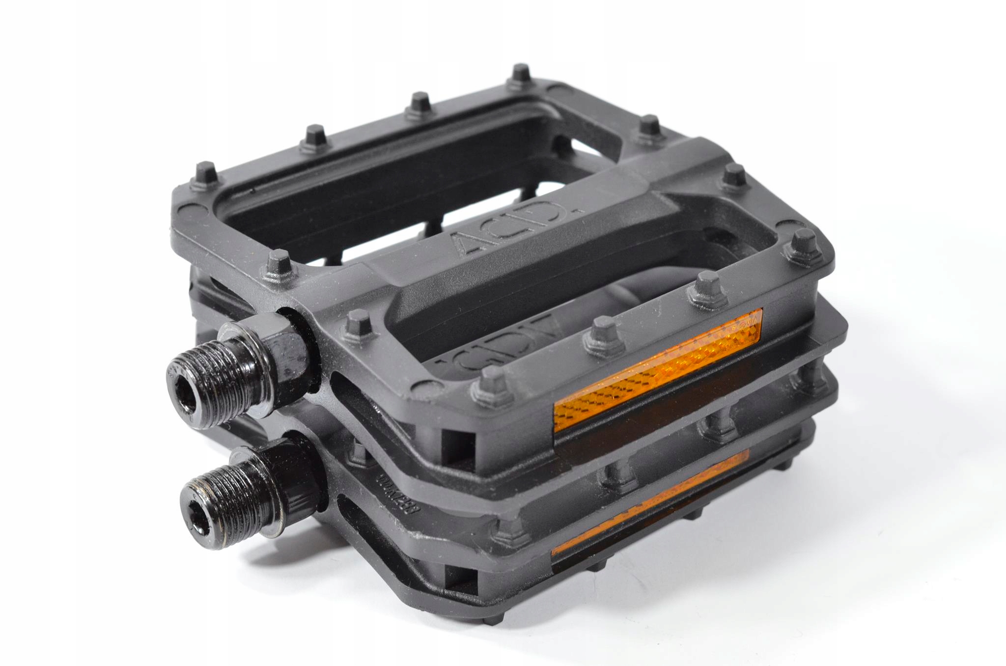 Pedały platformowe CUBE ACID antypoślizgowe czarne Model CUBE