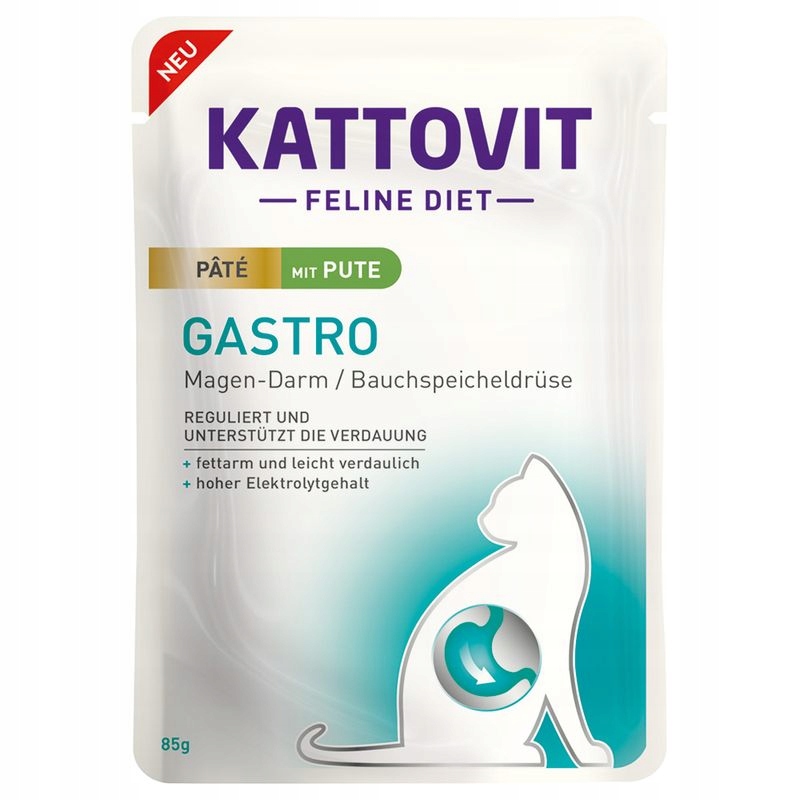 Levně 10 x Kattovit Gastro Paštika krůta 85 g