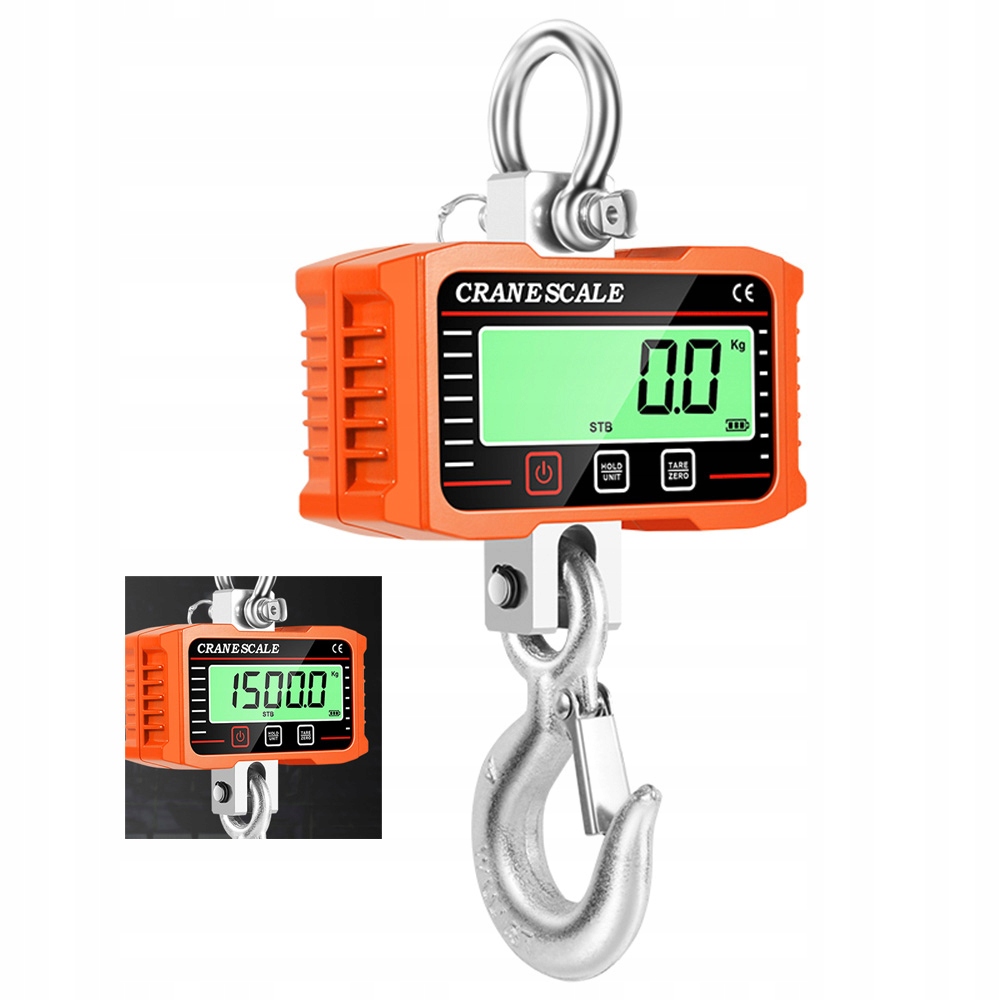 Jeřábová váha 2000 kg Průmyslová váha Závěsná váha Digitální váha Nakládací váha