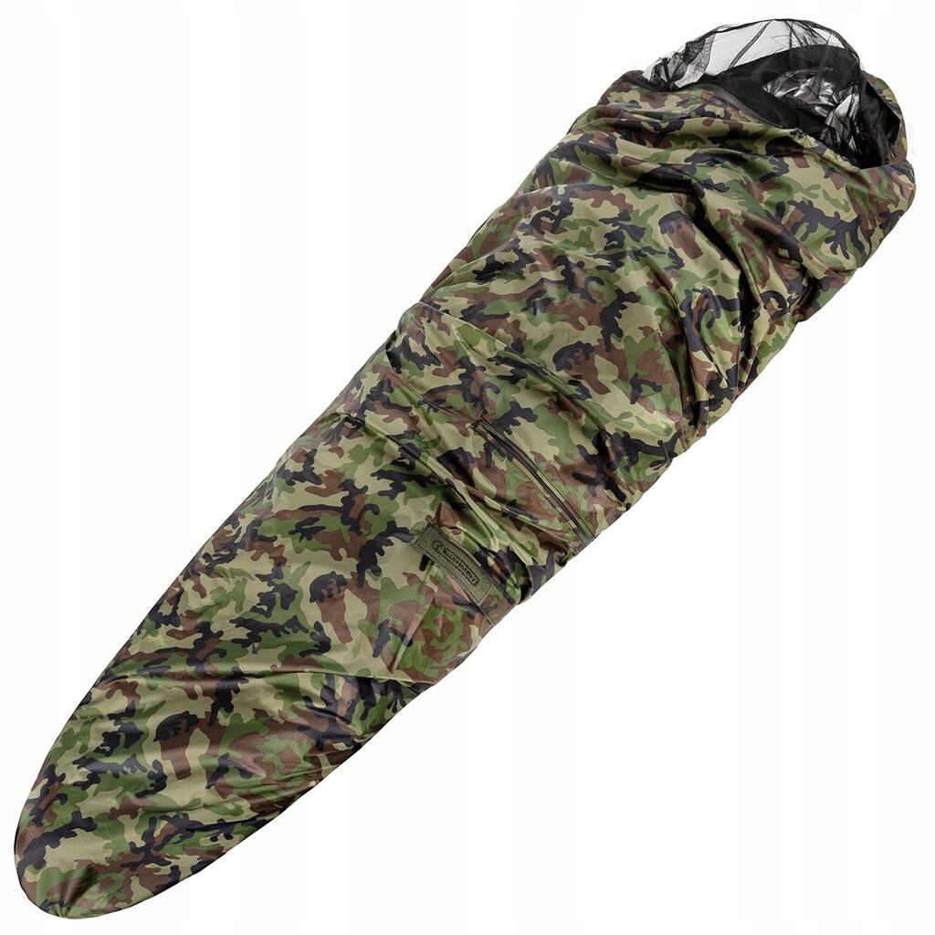 Śpiwór termiczny Bushmen Hideout Thermo Bivy Bag z moskitierą Camo