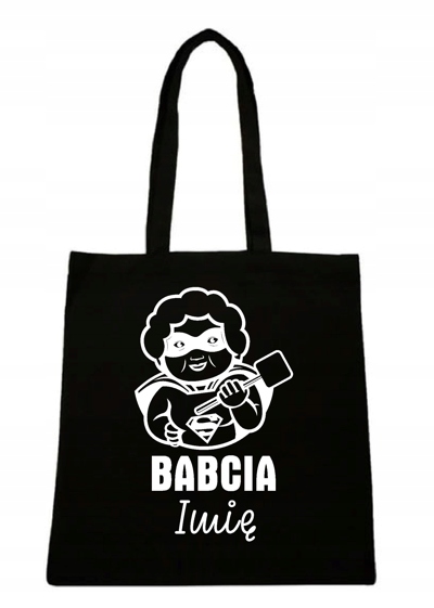 EKOLOGICZNA TORBA na Dzień Babci BABCIA + IMIĘ