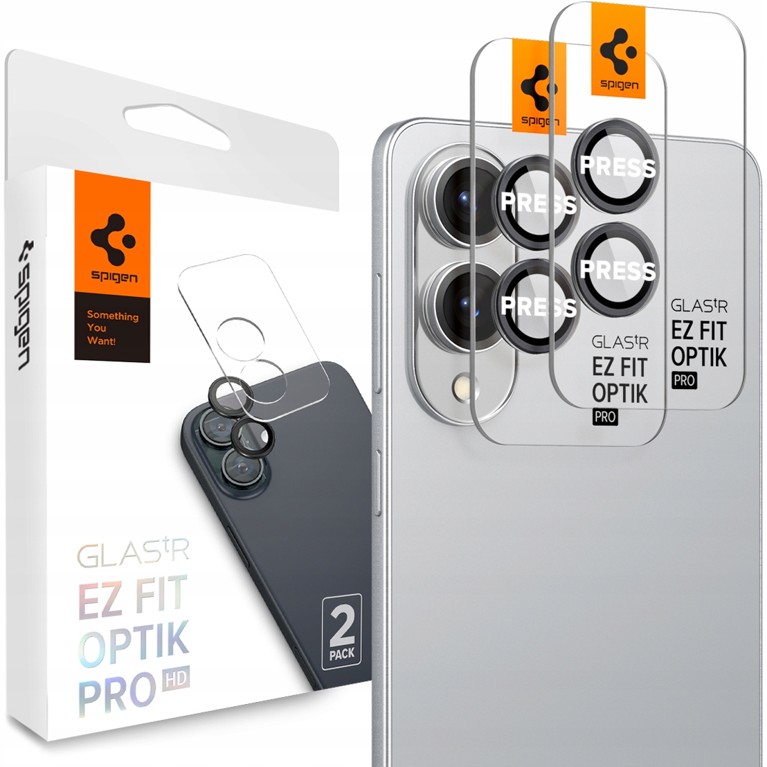 Osłona Aparatu Spigen Optik Pro Glas. tr "Ez Fit" Camera Protector 2- S25