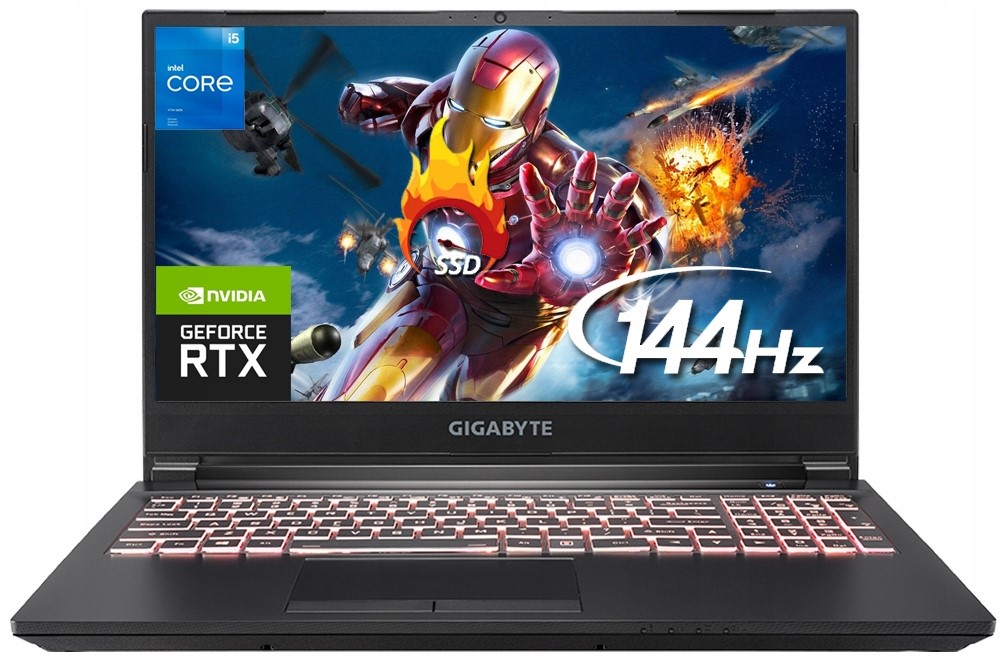 

Gigabyte G5 i5 15' 144Hz 16GB SSD512 Rtx 3060 W11