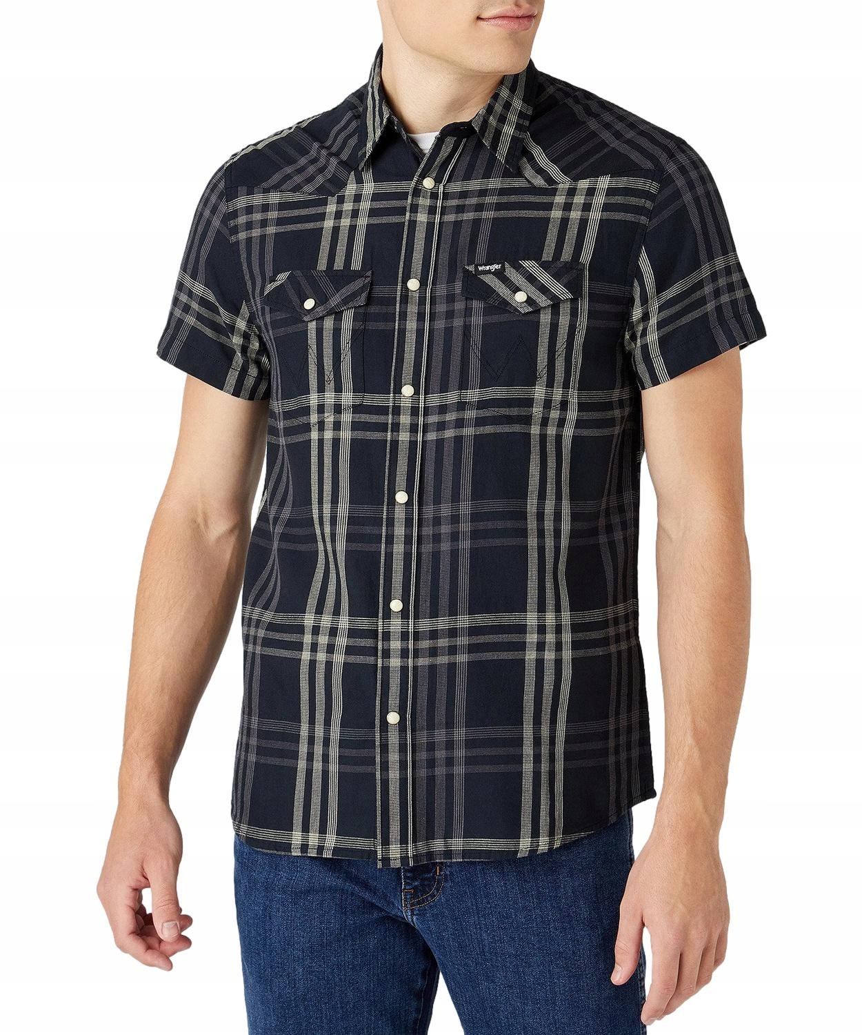 

Koszula Wrangler Western Shirt W5J03OXV6 Black XL