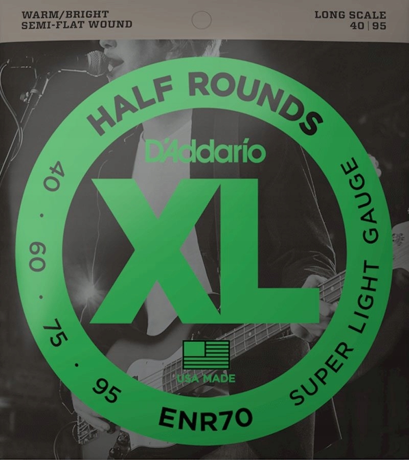 Struny D'addario Half Rounds ENR70 (40-95)