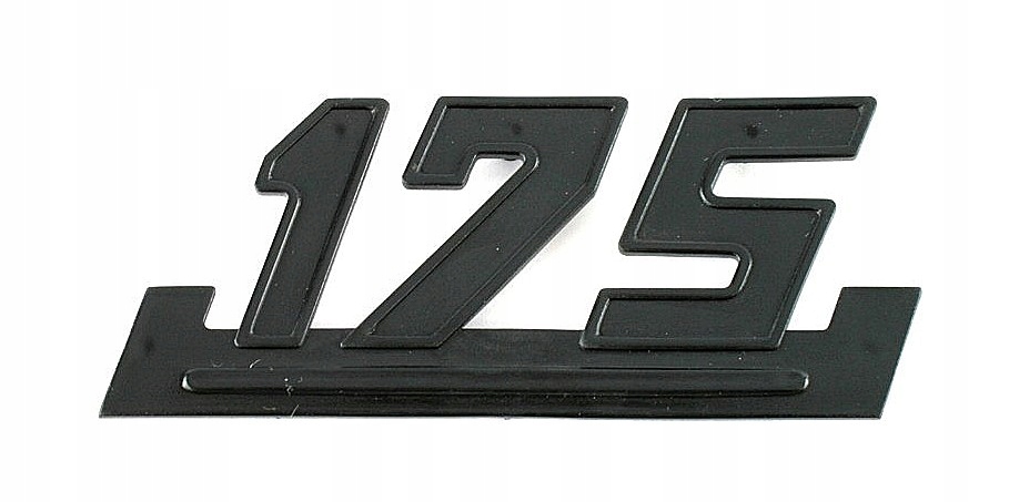 

Napis emblemat znaczek Wsk 175 dekla czarny