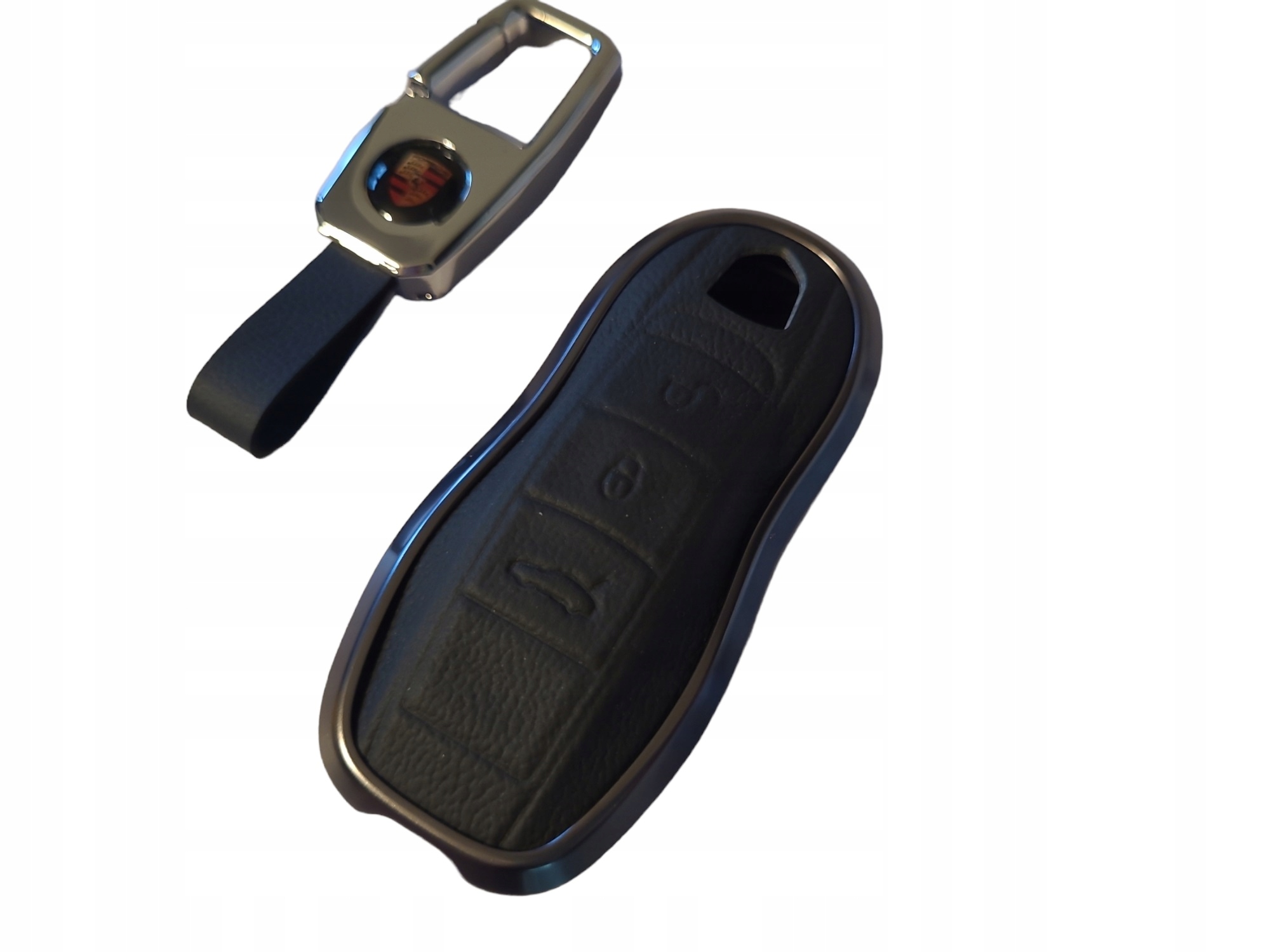 Чехол для ключа автомобиля для Porsche цвет синий