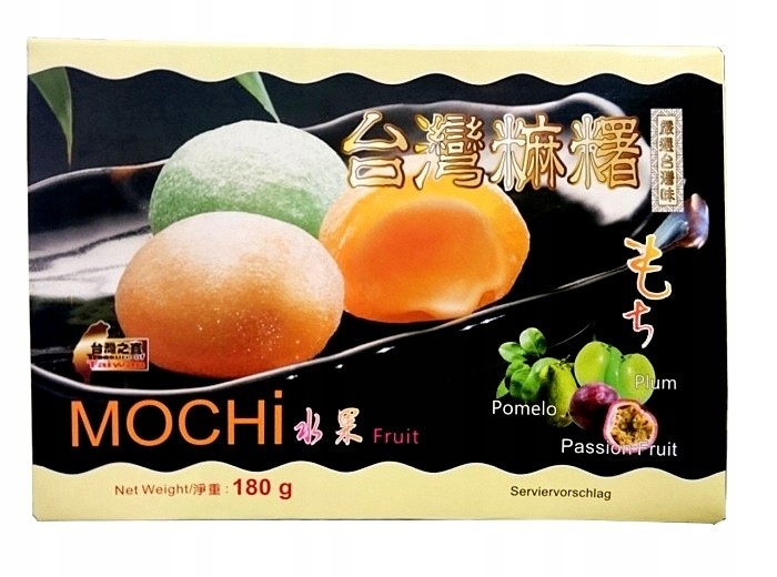 

Mochi kulki ryżowe mix owocowy 180g