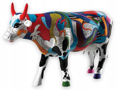 DUŻA FIGURKA-KRÓWKA Ziv's Udderly Cool Cow, CowParade