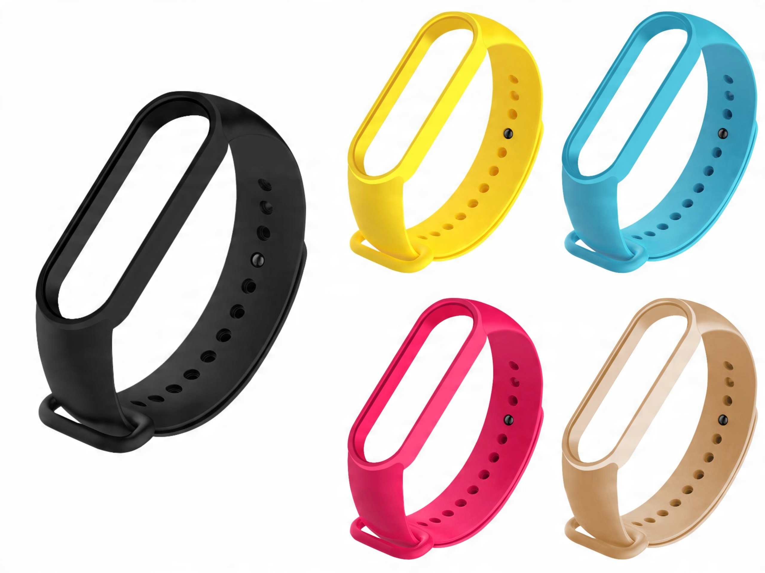 

Zestaw 5 sztuk Opasek Do Xiaomi Band 5 Band 6
