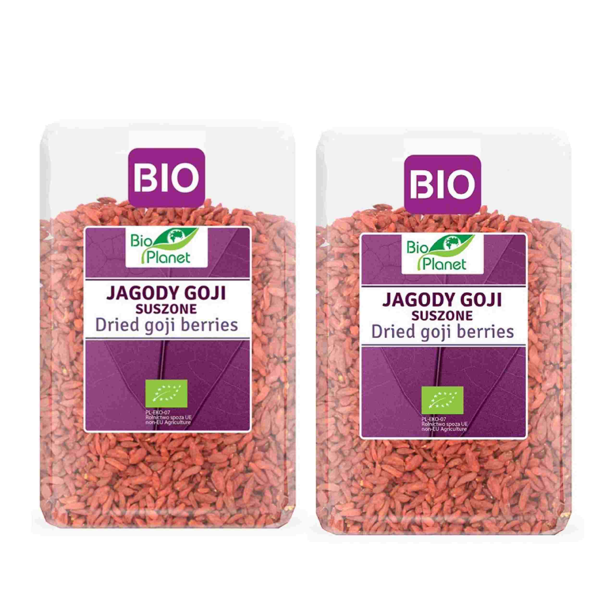 2x Jagody Goji Suszone Bio 1 kg Bio Planet