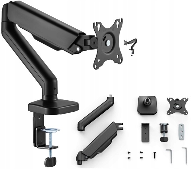 Nastavitelný držák a stojan na rameno monitoru k psacímu stolu pro monitor Aoc 24P3CW