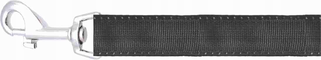 

Smycz dla psa gładka Happet SF14 czarna 2.5 cm