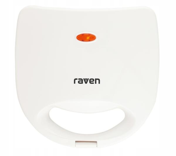Sandwicz Opiekacz do kanapek Raven ES001X 750W 4 Trójkąty Biały