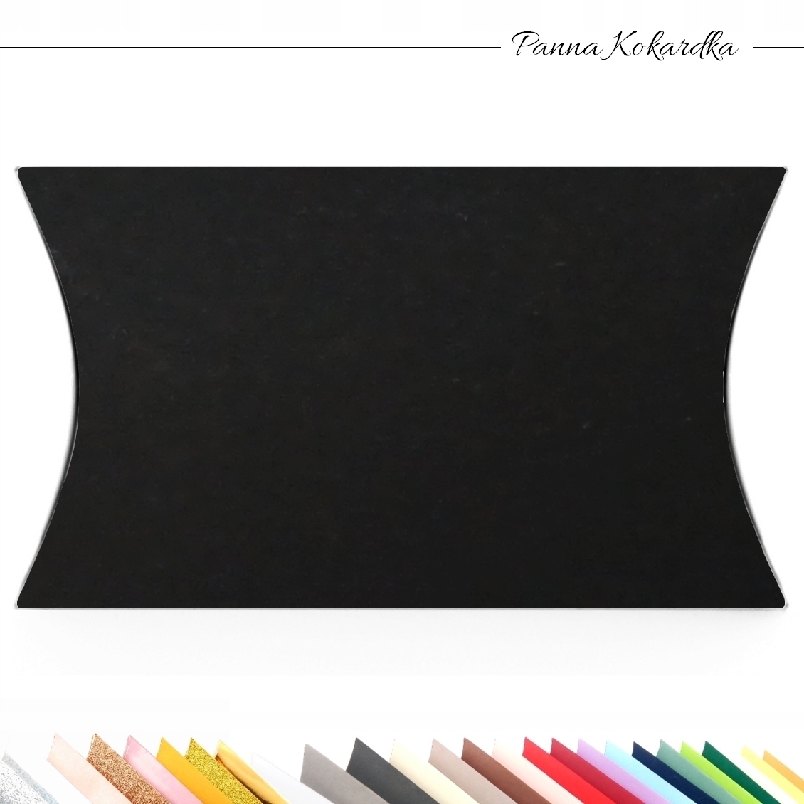 

PK4C Czarne Papierowe pudełka poduszki Pillowbox