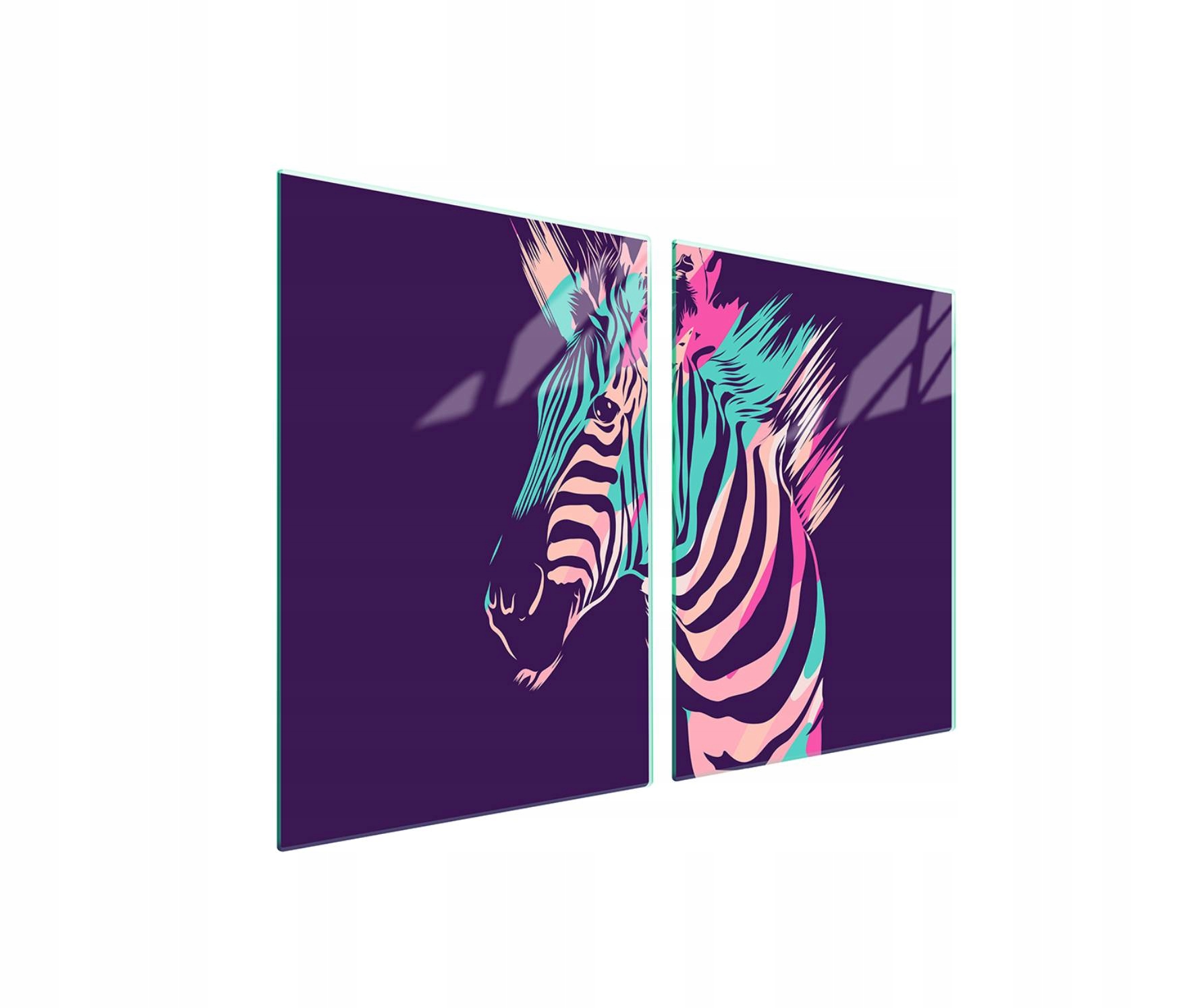7v1 skleněná ochranná deska na sporák 2x45x52 Zebra