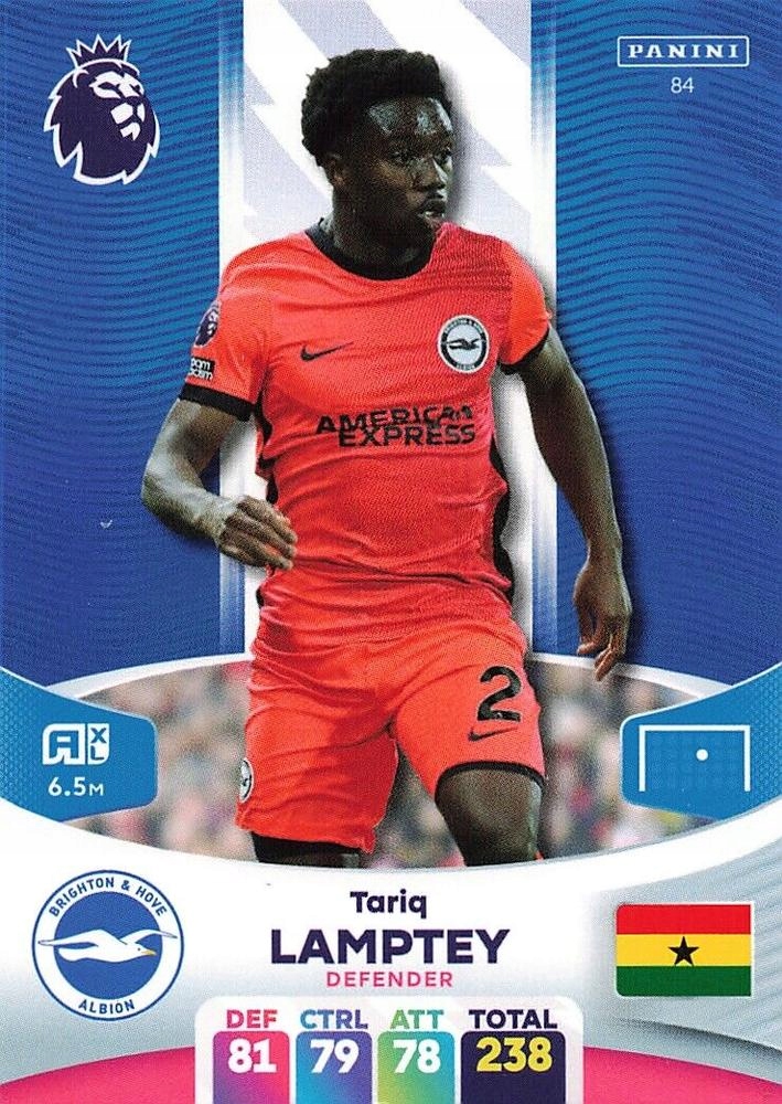 Premier League 2024 84 Tariq Lamptey Panini Adrena
