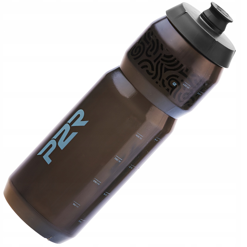 Bidon Rowerowy Duży P2R 750ML Na Rower Butelka Na Wodę Napój Ze Skalą Dymny