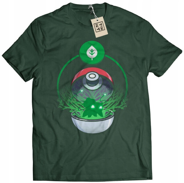 

Koszulka Bulbasaur Pokemon Grass zielona S