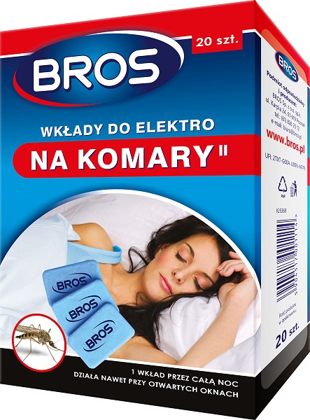 

Bros Wkłady Zapas Do Elektro Na Komary x 20