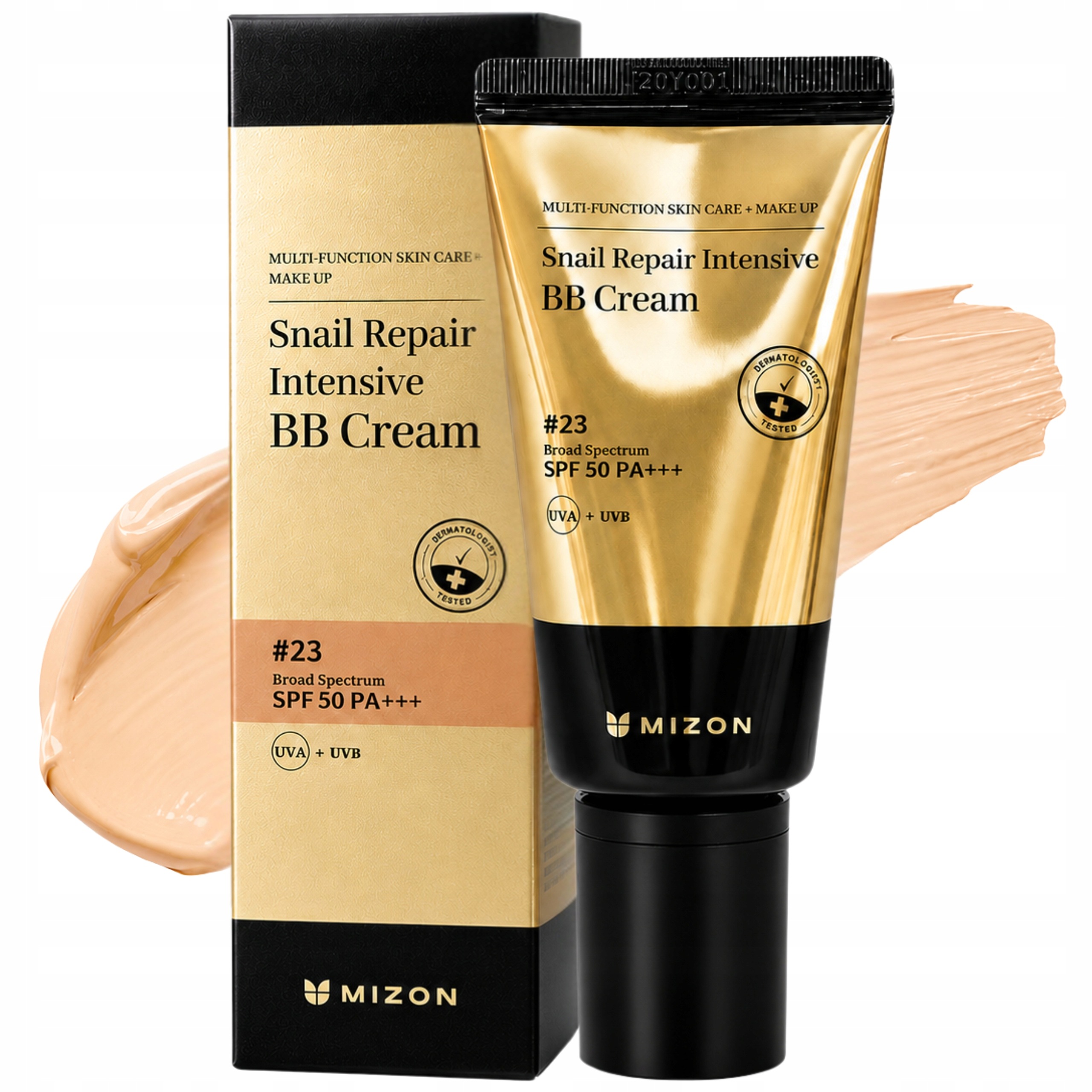 Bb krém s Spf Mizon Snail Repair Intensive Bb Cream SPF50 Pa #23 50ml