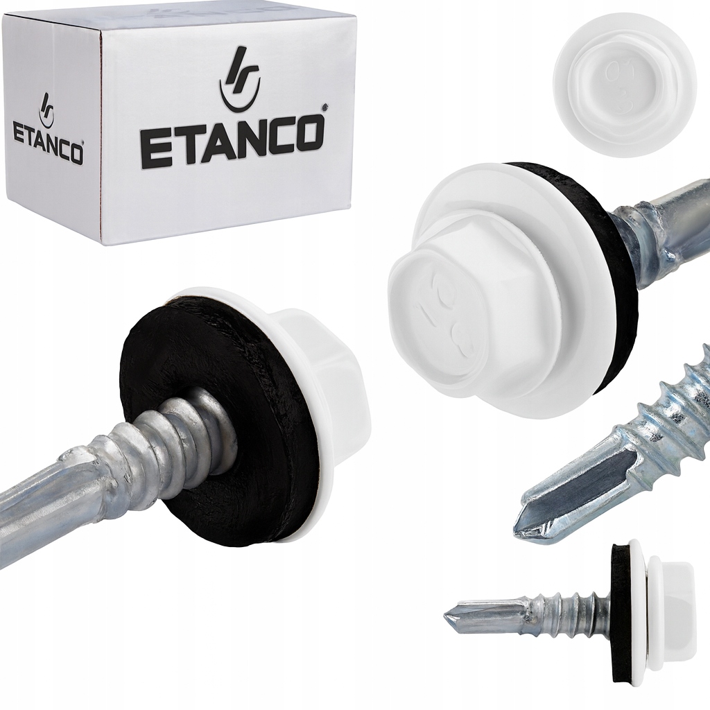 Samovrtné šrouby do oceli a kovu Etanco GT5 5,5x19 mm Ral 9003 250 ks