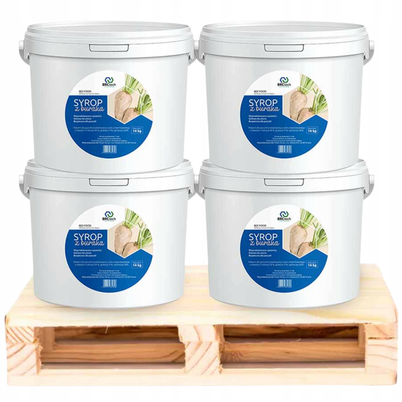 Sirup z červené řepy, krmivo pro včely, hotové 14 kg x 4 kbelíky BRCtech