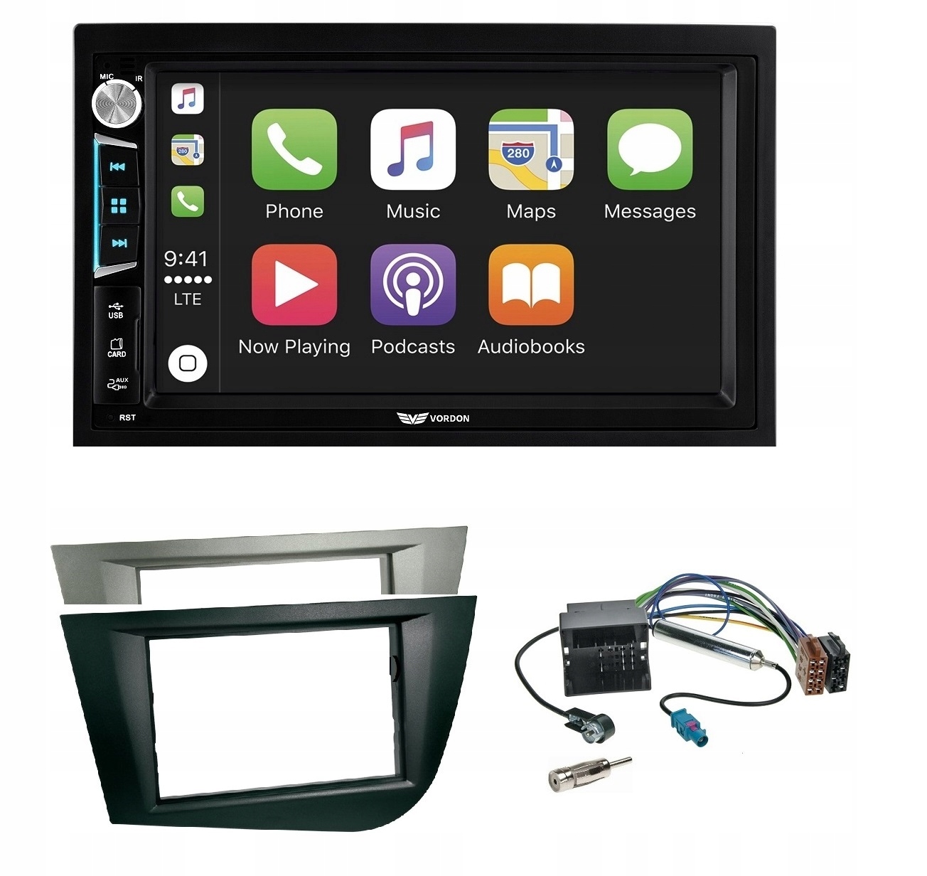 Vordon AC-920 Rádio AndroidAuto CarPlay Seat Leon