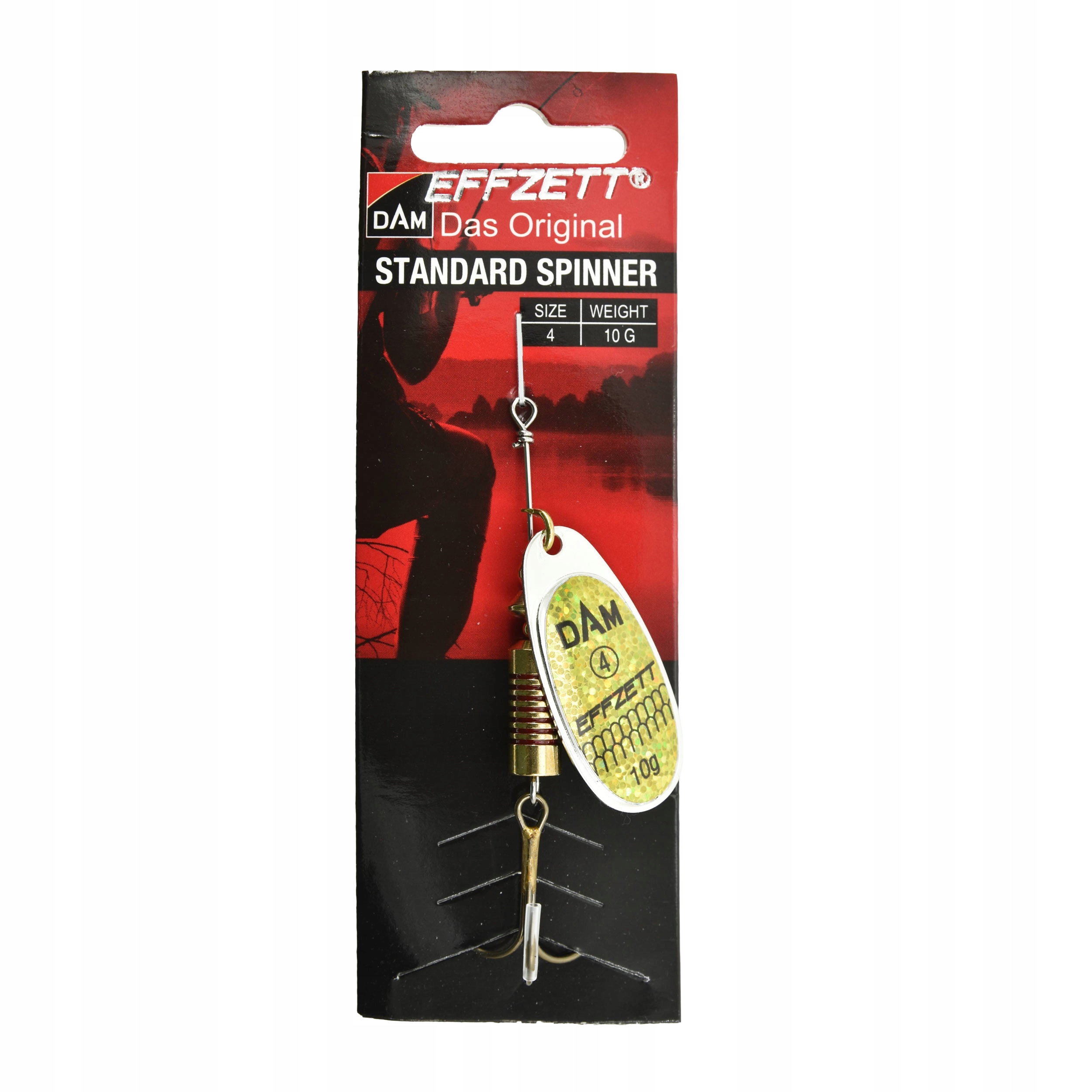 Błystka obrotowa Effzett reflex gold 10g 1 szt. na szczupaka sandacza #4