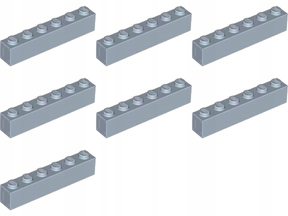 

Lego 3009 Klocek 1x6 sand blue Nowy (17g) 7 szt.