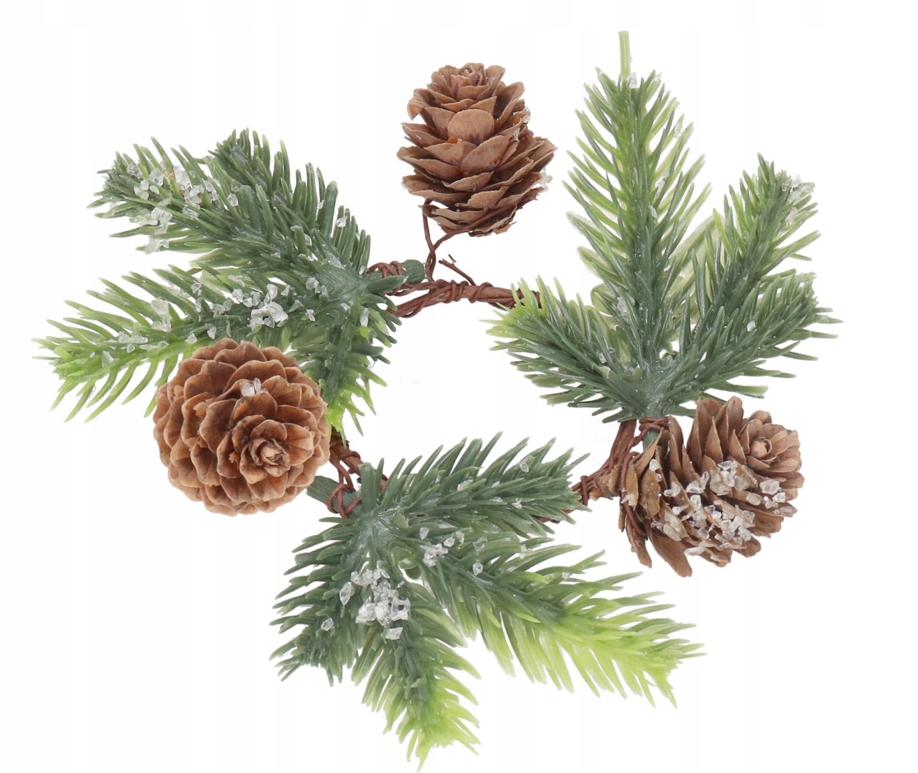 

Wianek Dekoracyjny Z Igliwia Szyszki Na Stroik
