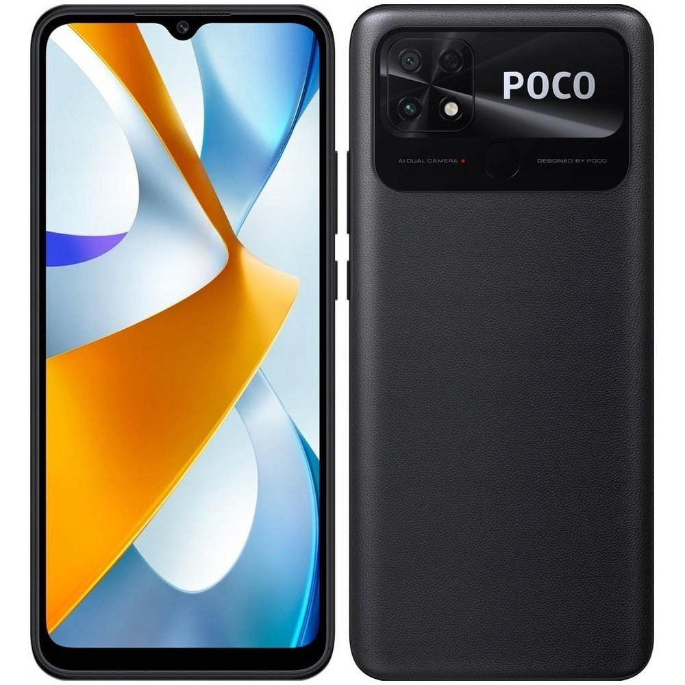 Poco C40 3/32GB, 6000 mAH, okostelefon, fekete