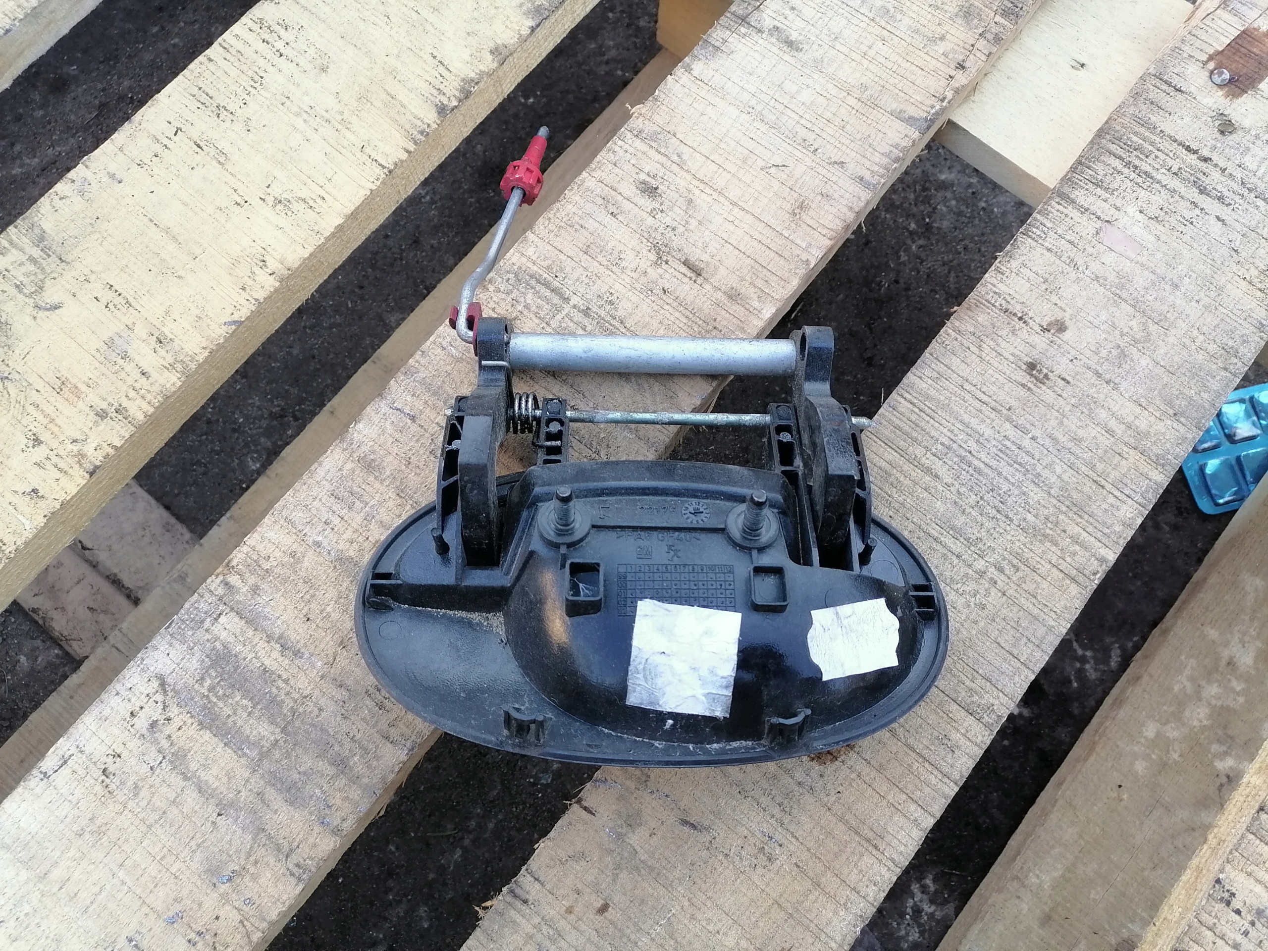 handle left rear part OPEL MERIVA A Z20R