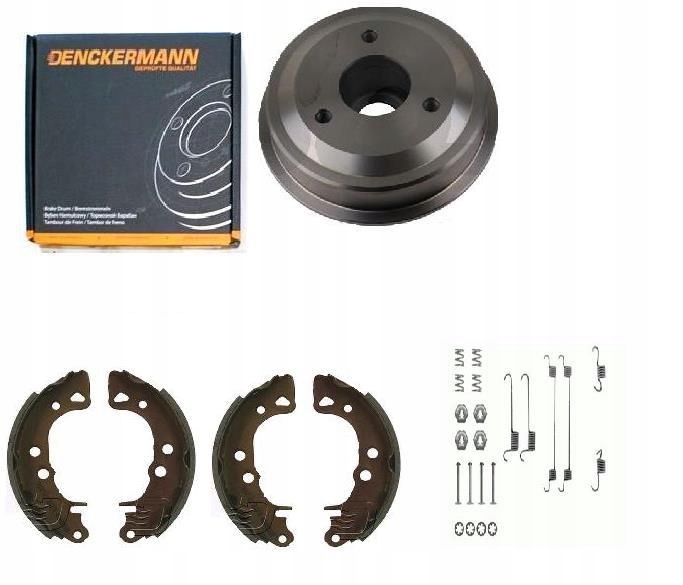 Bubny Čelisti Pružiny Peugeot 106 Sada. 3 Šrouby