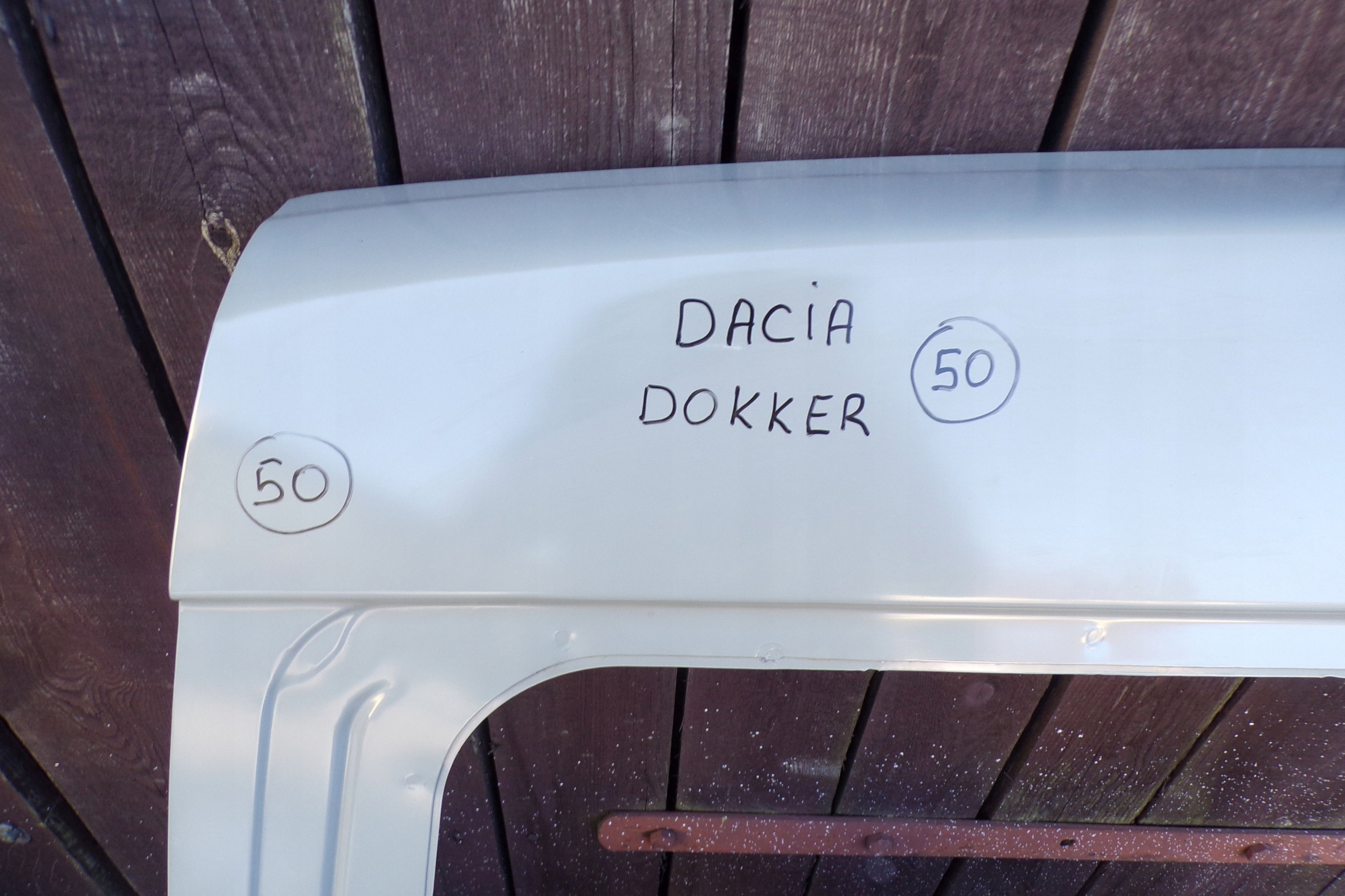 DRZWI LEWY TYŁ DACIA DOKKER ORYGINAŁ Strona zabudowy tył - lewa