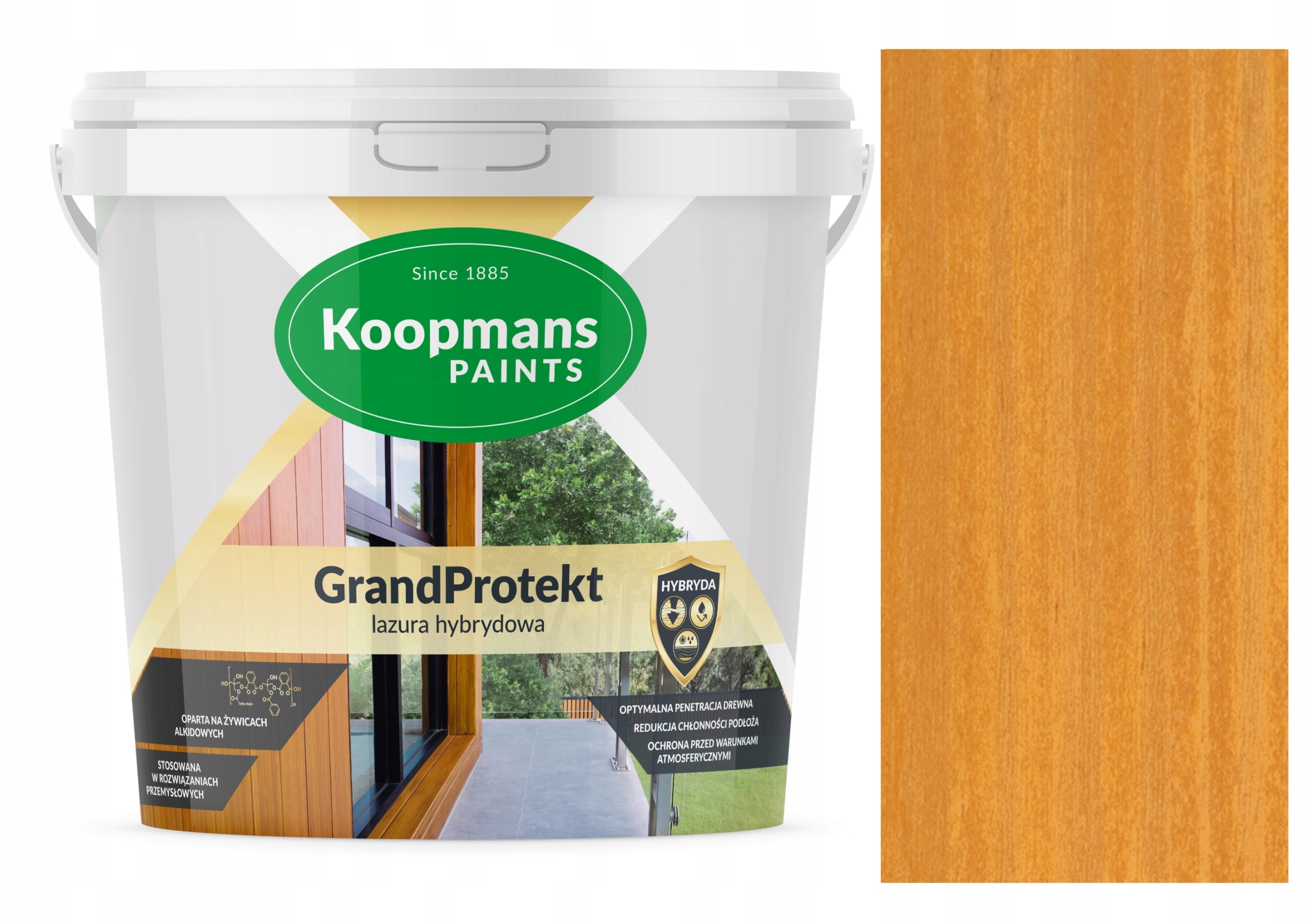 Koopmans GrandProtekt Hybridná Lazúra Na Drevo 10L Piesok Sahary 902