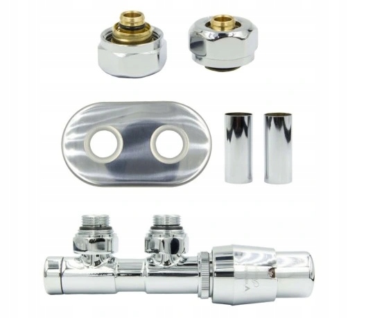 Termostatická súprava uhlová Vario-Term pravá (Pex)