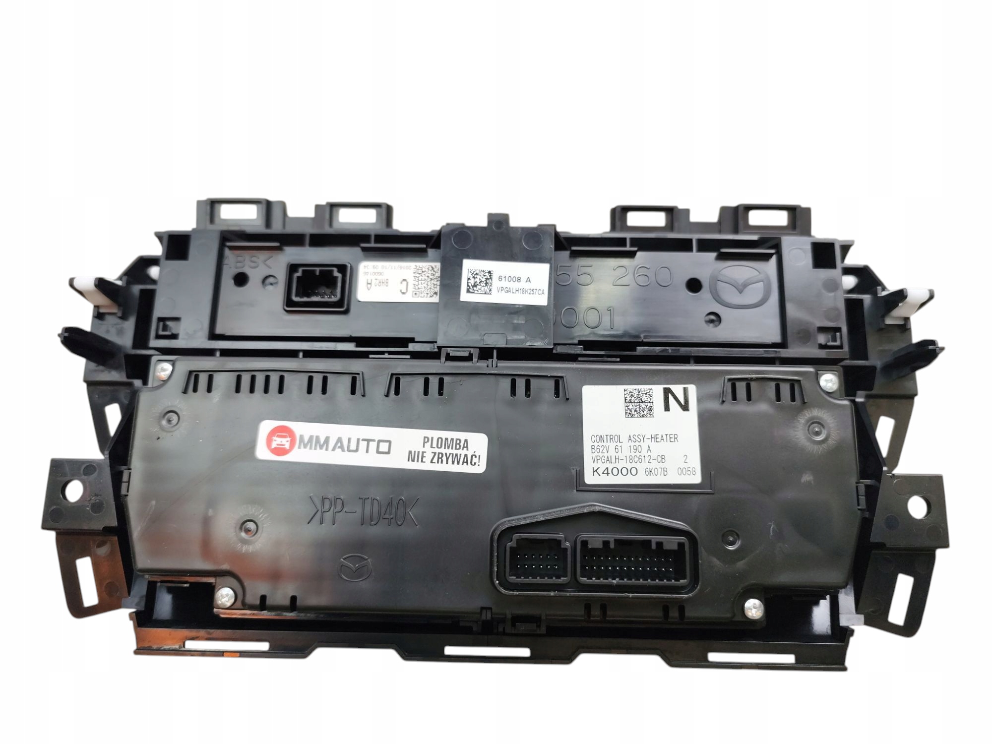 Unite commande clima Bouches buses MAZDA 3 III BM/BN VPGALH-18C612-CB B62V61190A
