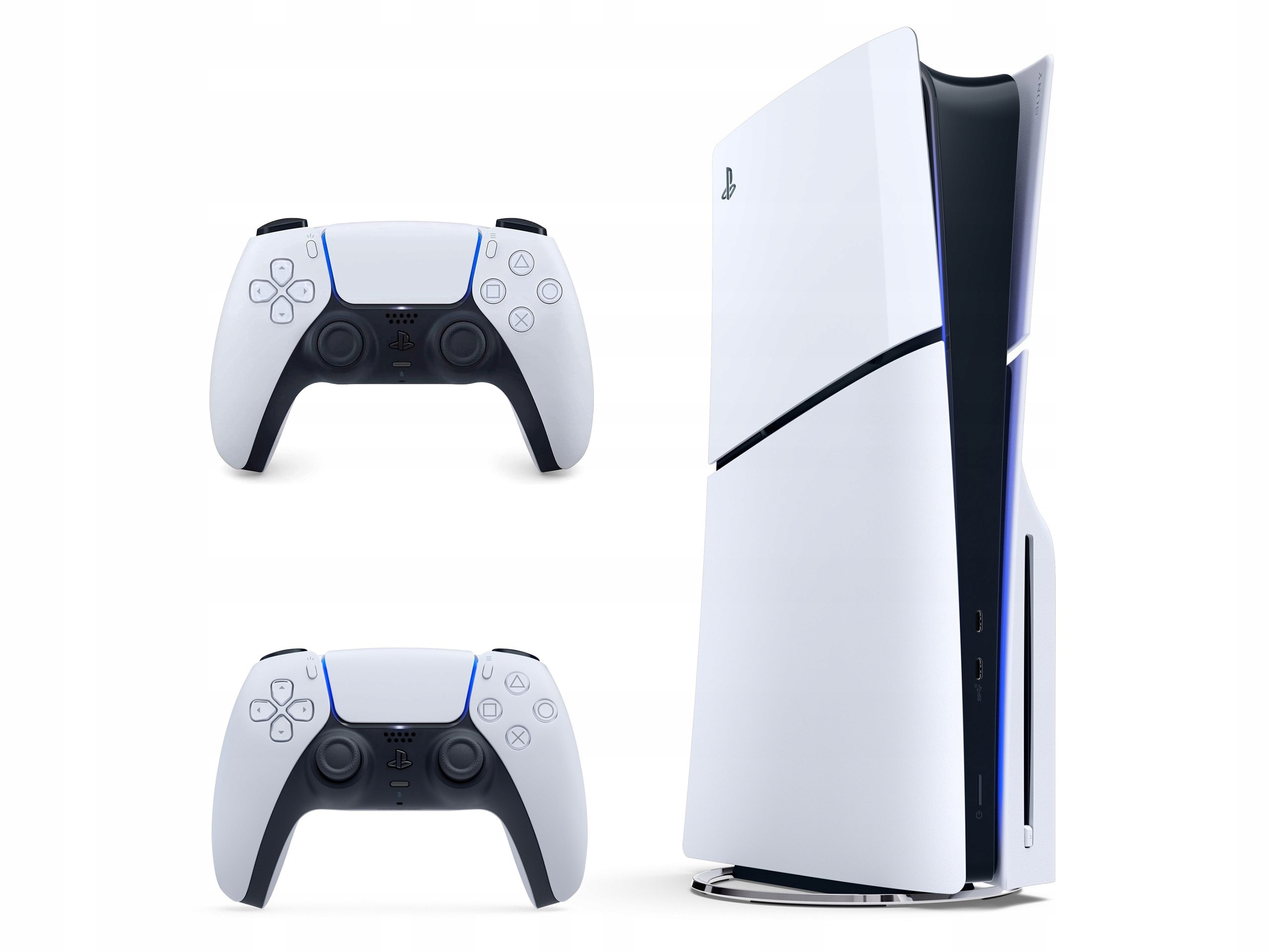 Konsola SONY PlayStation 5 Slim Blu-Ray PS5 D Chassis 1TB 2 kontrolery Pady Wersja PlayStation 5
