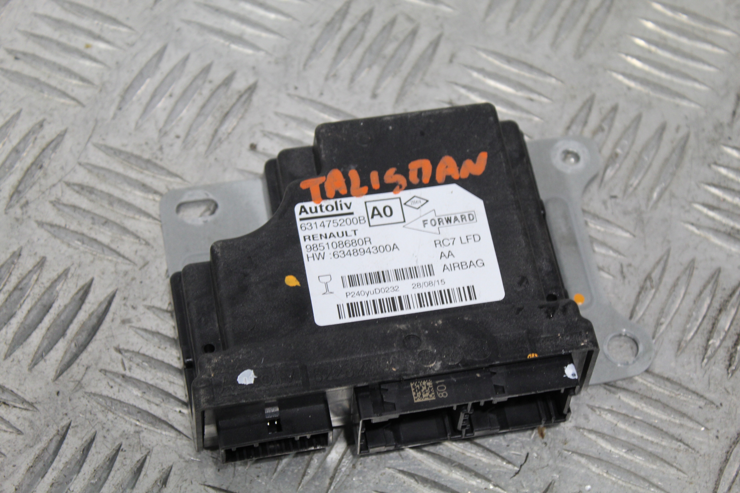 module SENSOR airbag TALISMAN INITIALE 985108680R
