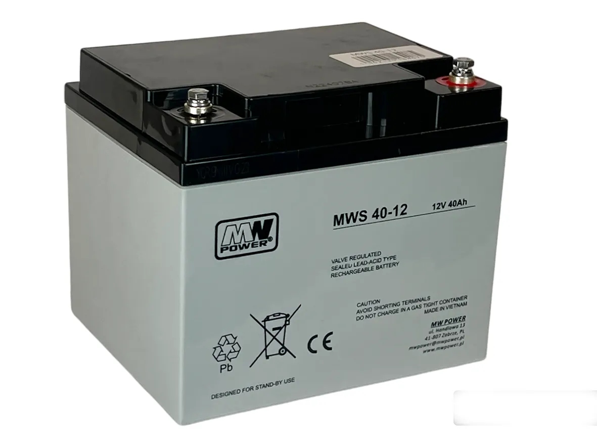 Akumulátor Vrla Mws 40-12 (197/165/170 mm) Mws 40-12
