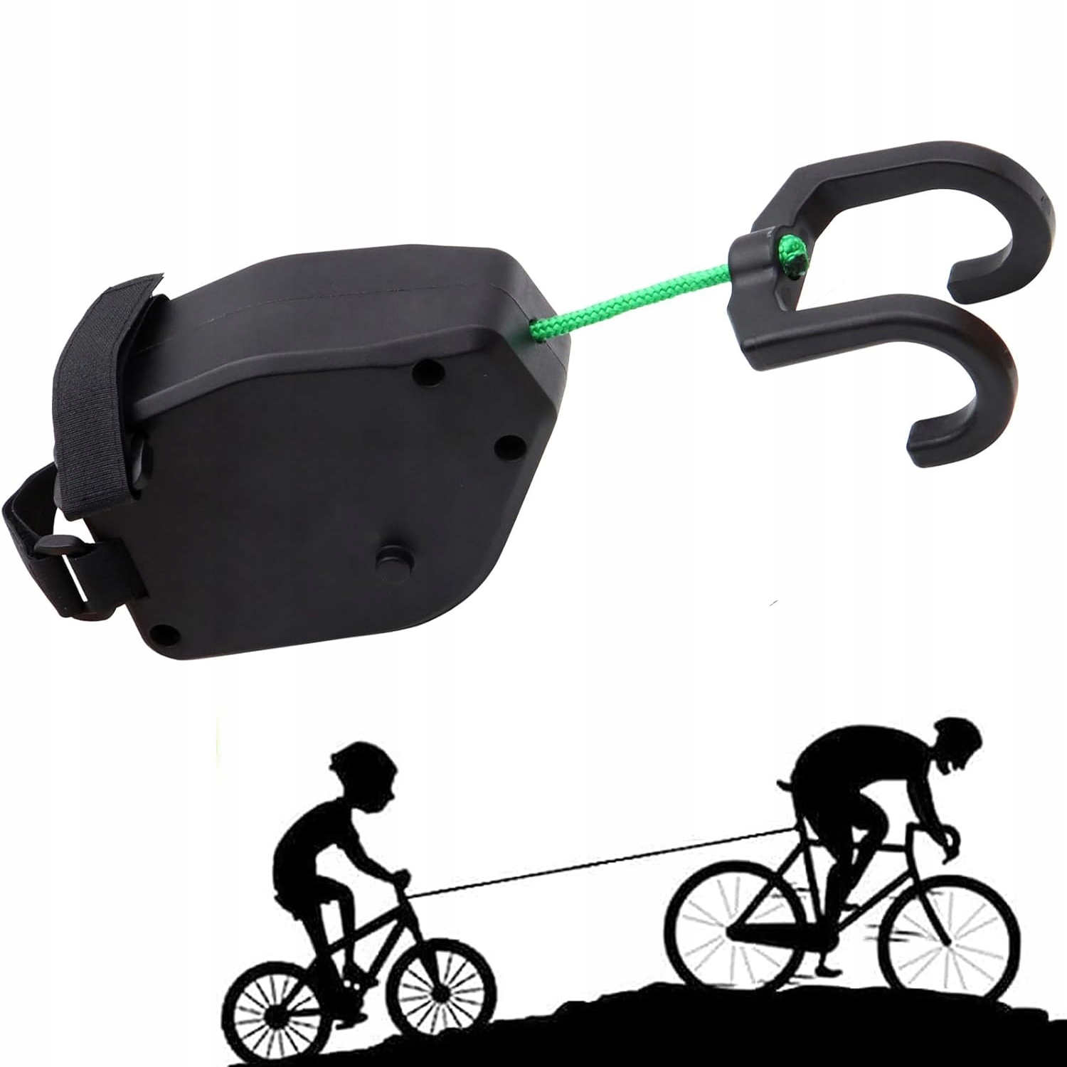 Linka Holownicza Do Roweru Hol 2.5M Samozwijająca 90KG Dla Dzieci Dorosłych