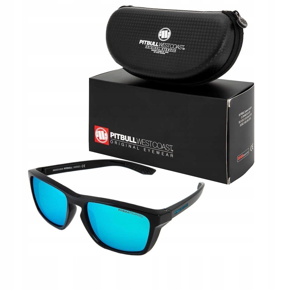 Okulary Pit Bull Polaryzacja etui Marzo Uv 400