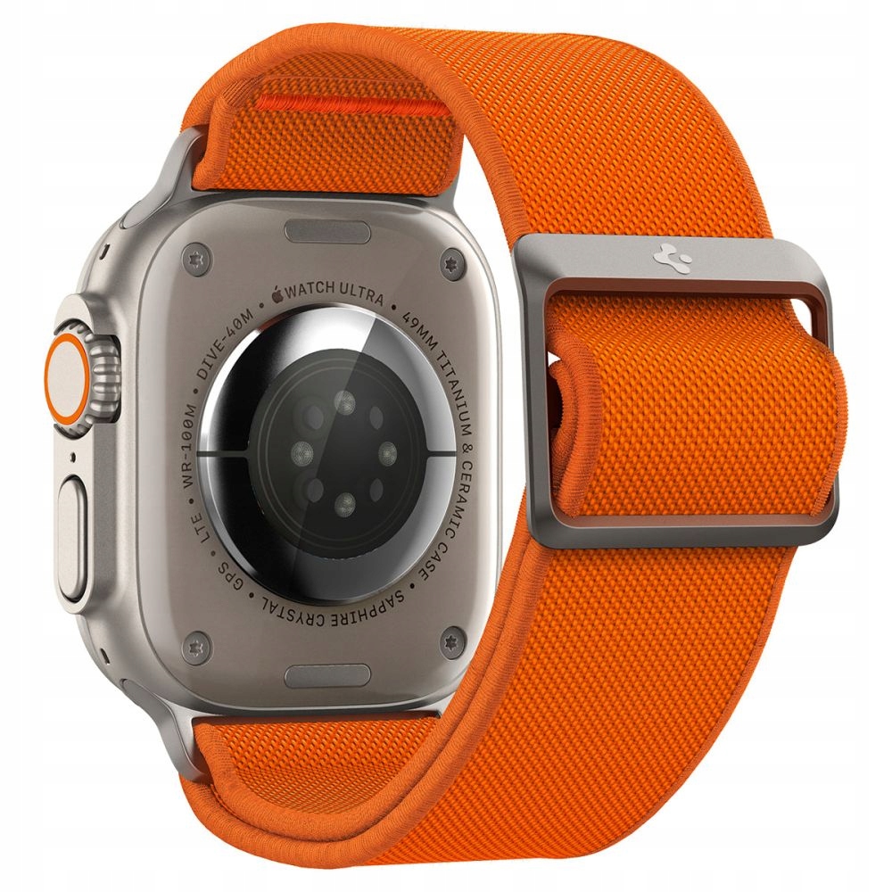 PASEK DO APPLE WATCH 42 / 44 / 45 / 49 MM SPIGEN FIT LITE ULTRA POMARAŃCZOW Producent Spigen