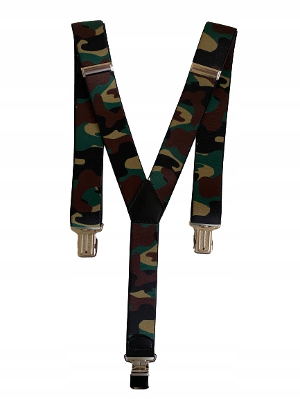 Szelki męskie do spodni moro wojskowe military