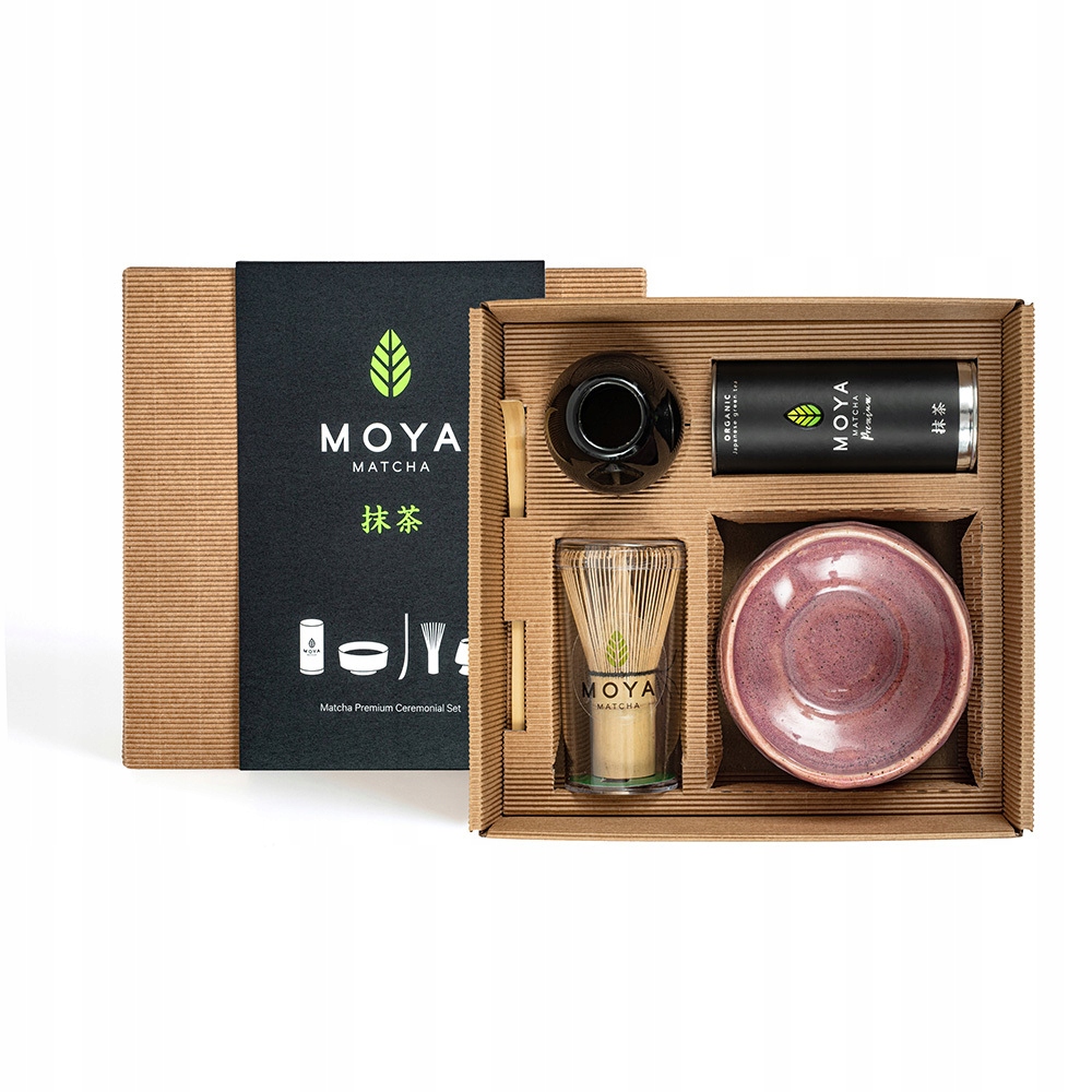 Ceremoniální sada na matcha Moya Matcha Luksusowa a šálek Botan