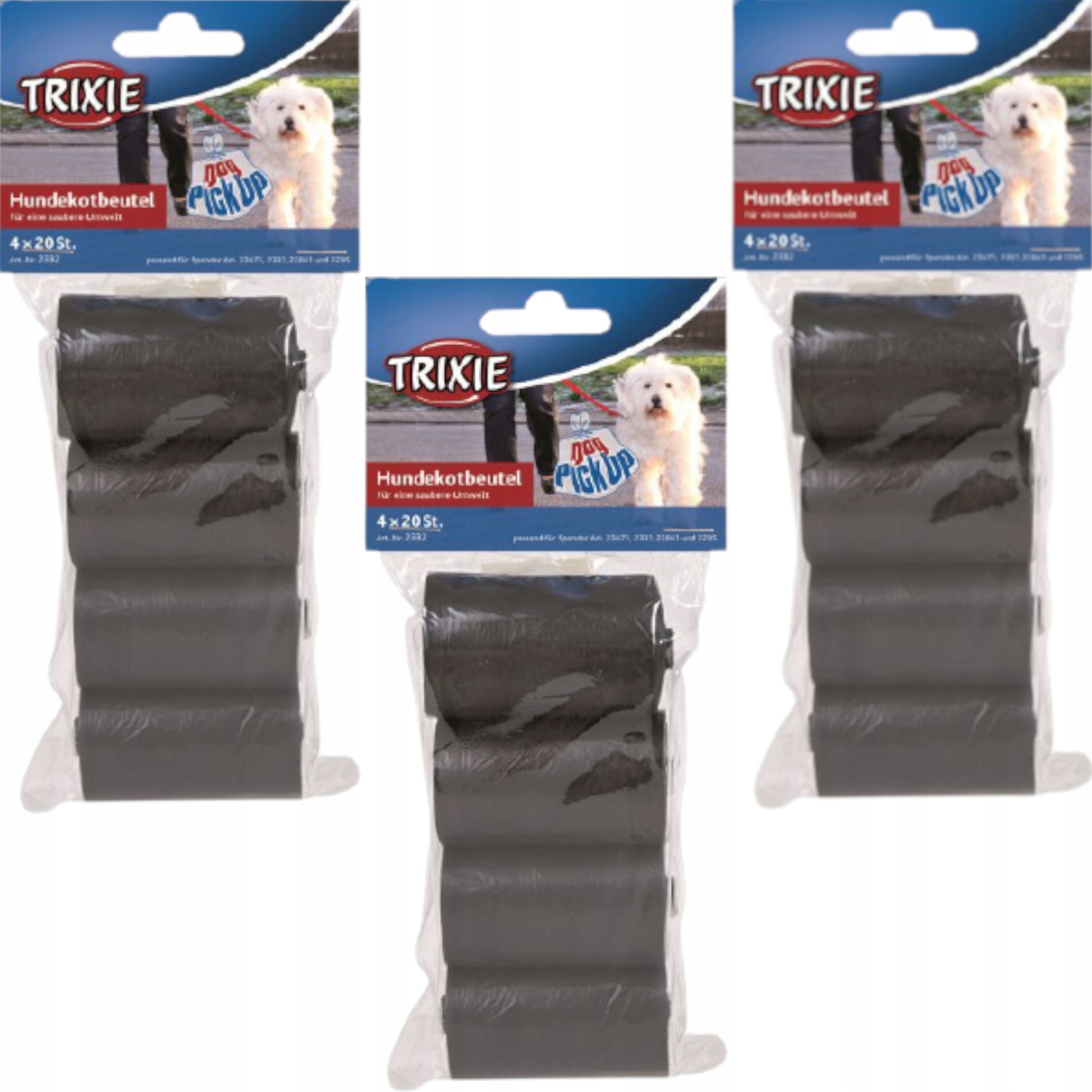 

Trixie Zestaw woreczków na psie odchody 3x 80szt