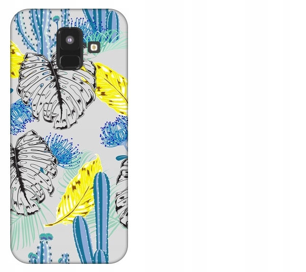 

Etui pokrowiec Samsung Galaxy A6 2018 Kaktus tropi