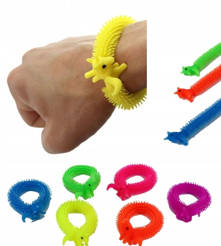 

Fidget Noodles Neon Bransoletki gniotki 6 szt Hit